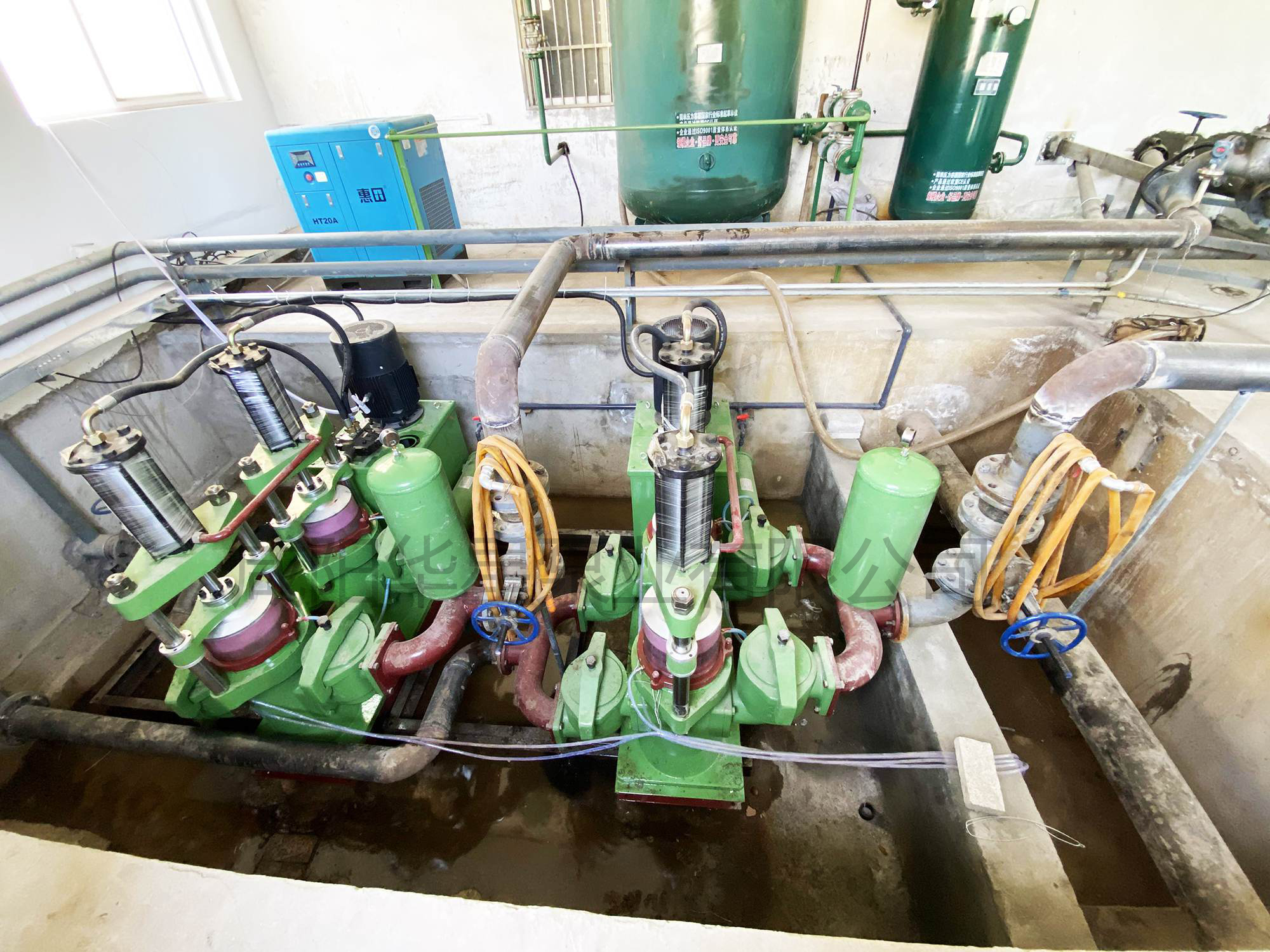 陶瓷柱塞泵替換螺桿泵現場