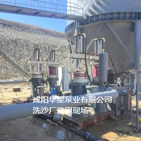 洗沙廠使用立式柱塞泵現場圖片
