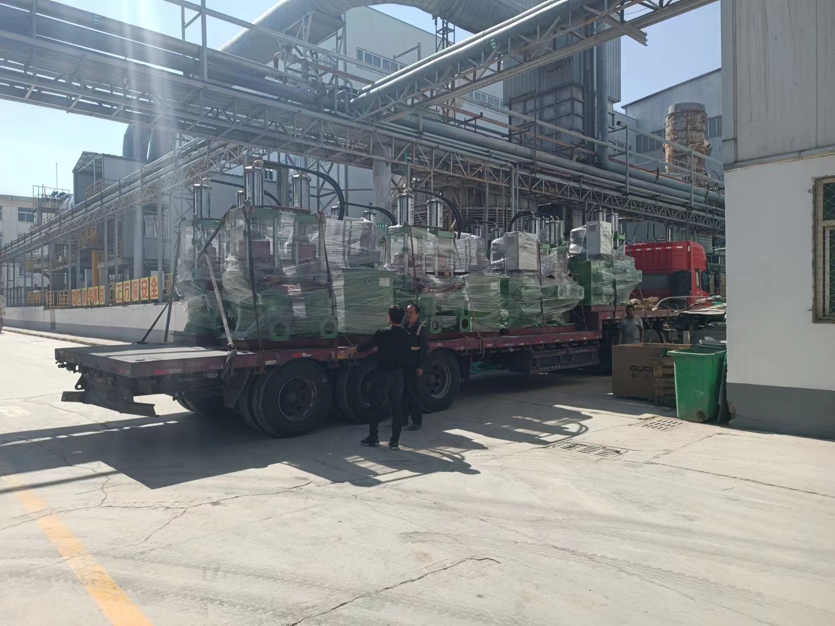 陶瓷廠-陶瓷柱塞泵使用現場3