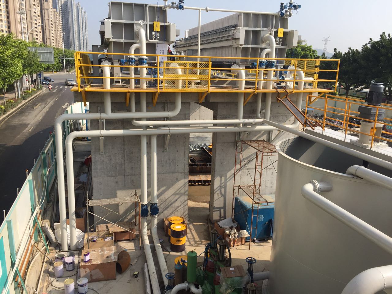 華星陶瓷柱塞泵盾構污泥使用現場-04 華星陶瓷柱塞泵盾構污泥使用現場-04